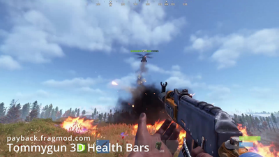 Tommygun 3D Health Bar