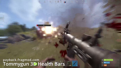 Tommygun 3D Health Bar