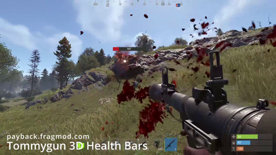 Tommygun 3D Health Bar