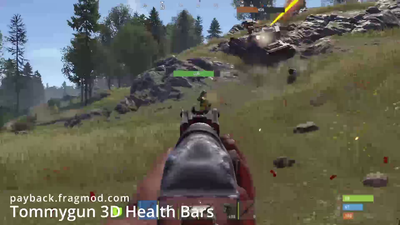 Tommygun 3D Health Bar
